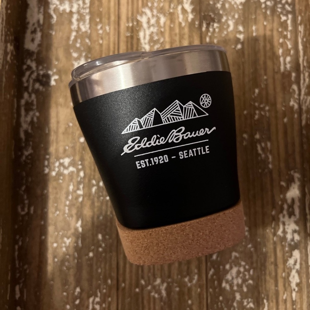 Eddie Bauer 8 oz Double Wall Stainless SteelTumbler, Camping Mug